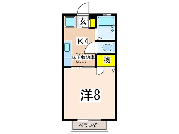 ドリ－ムハイツニイクラの物件間取画像